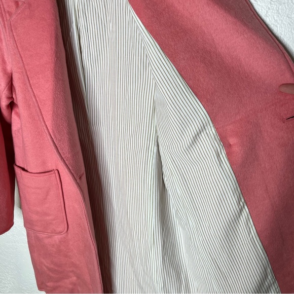 SUNDANCE Wool Blend Coat Pink Size Medium - Picture 10 of 15